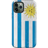 Uraguay Flag Distressed iPhone 12 Pro Impact Case